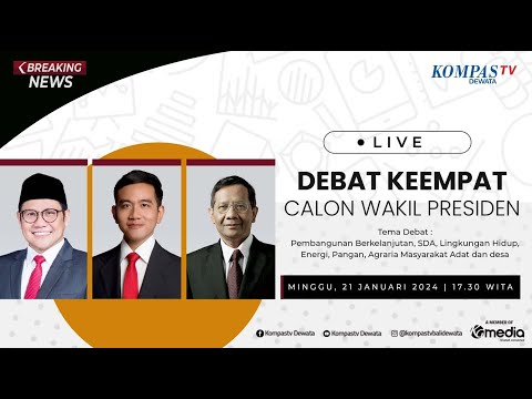 [LIVE] Debat Keempat Calon Wakil Presiden - Pilpres 2024