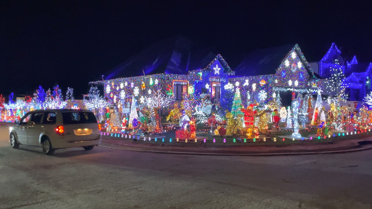 캐나다 런던 인근 크리스마스 장식 / Christmas lights located in Ilderton, northwest