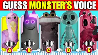 IMPOSSIBLE  Guess The MONSTER'S VOICE! | GARTEN OF BANBAN 7 | Syringeon, Citizen, Flumbo