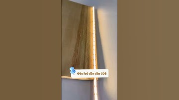 Ứng dụng đèn LED dây dán COB tích hợp cảm biến chuyển động vào trang trí tủ trưng bày