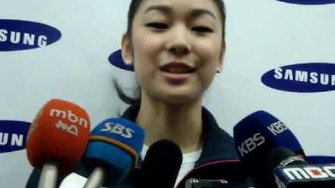 Yuna Kim Interview after Ice All Stars (Eng subbed).flv