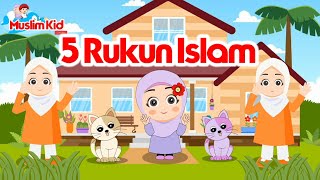 Lagu Anak Islami - 5 Rukun Islam | rukun Islam ada lima | cove by assyifa animasi