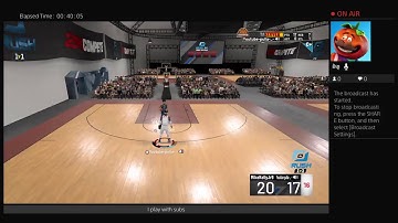 Playing 2k20 live rush 1v1 event