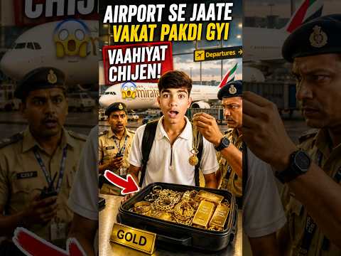 Hidden Gold Found During Airport Check ✈️