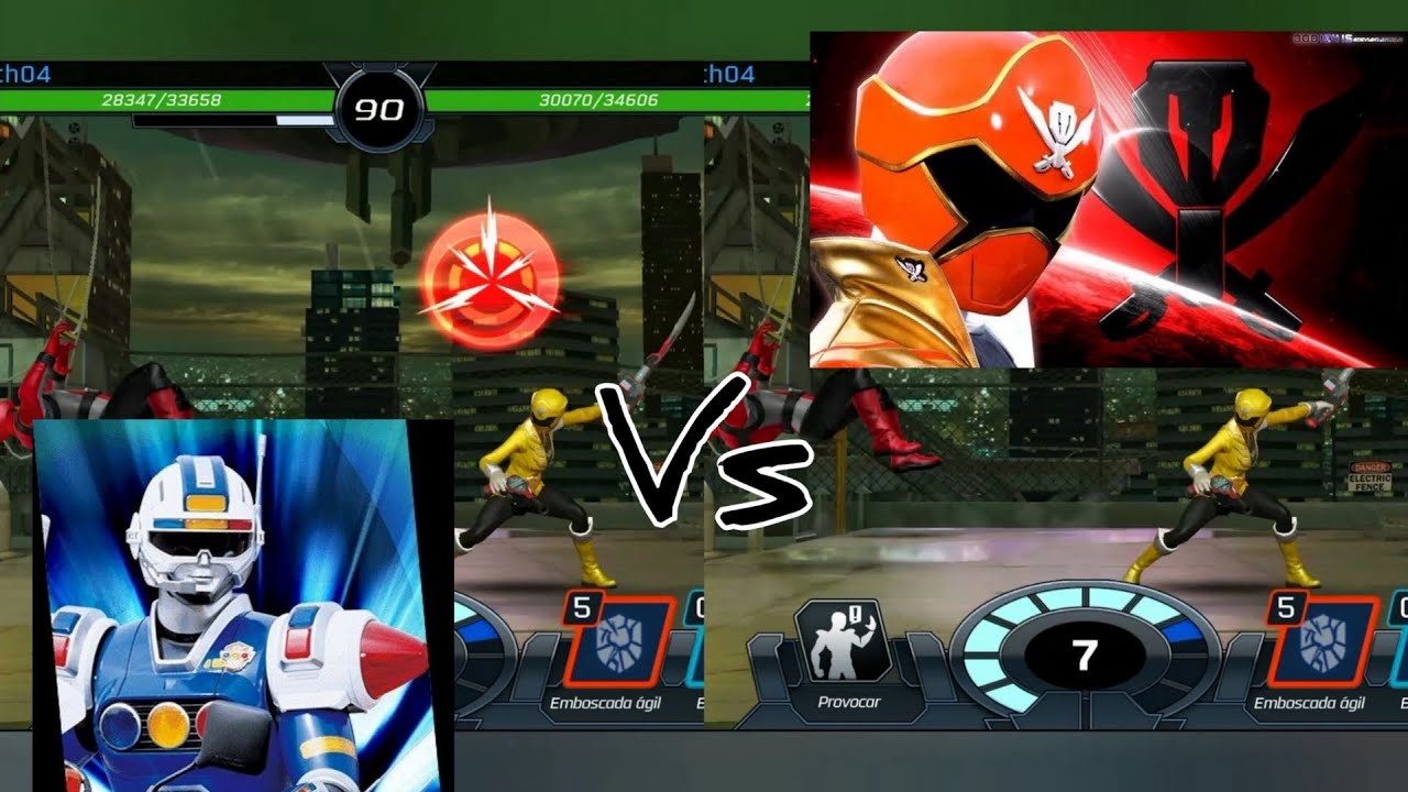 Red ranger vs Yellow ranger. Jugando Power Rangers:Legacy wars # ...