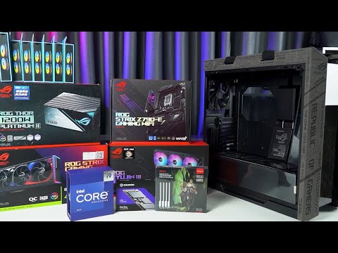 Building the Ultimate PC with Intel Core i9-13900K + ROG 4090 | Satisfying Gaming PC Building