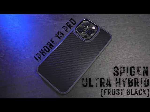 Coque Spigen Ultra Hybrid pour iPhone 13 Pro Max Noire Mate