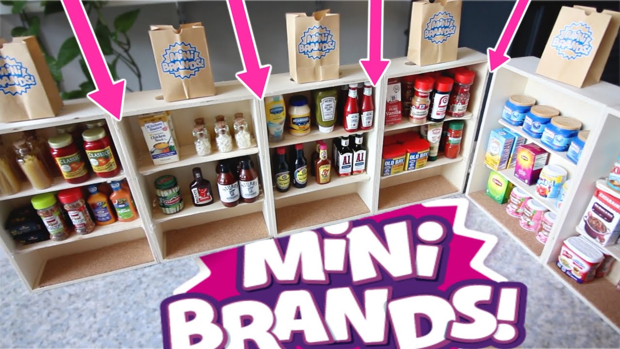 DIY MINI BRANDS MINI MART *EASY CHEAP TUTORIAL* 