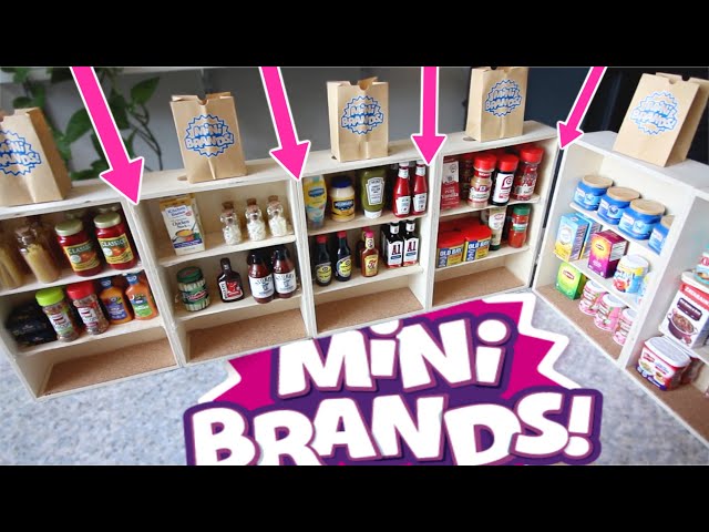 DIY MINI BRANDS MINI MART *EASY CHEAP TUTORIAL* 