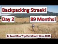 Month 89 - Day 2 - June 2023 Cuyamaca Rancho State Park - Granite Springs Trail Camp