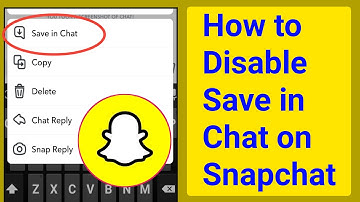 How to Disable Save In Chat Option on Snapchat 2024 | Turn off Save in Chat option on Snapchat