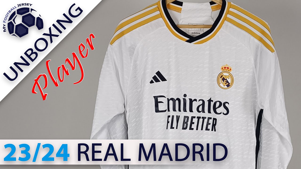 Real Madrid Home Jersey (Long Sleeve) 23/24 Bellingham (JJSport