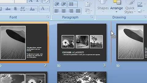 Move Slides in PowerPoint 2007