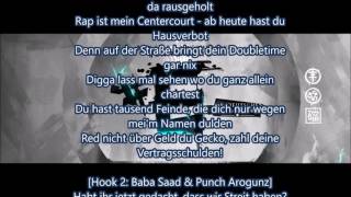 Punch Arogunz feat. Baba Saad - Falsch Gedacht [Lyrics] - Bang Bang