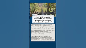 Tembak Mati 14 Anggota OPM, TNI Rebut Kembali Kampung di Intan Jaya dari Kelompok Kriminal