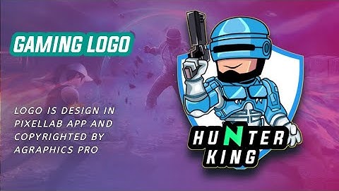 How to create ESports gaming logo on android phone in pixellab app || gaming logo kaise banaye