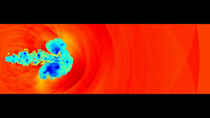 Test: supersonic fluid jet
