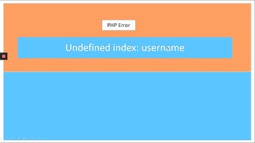 Error: Undefined Index in PHP