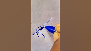 Abhishek beautiful name signature || cursive writing ||English writing || #short #signature #shorts