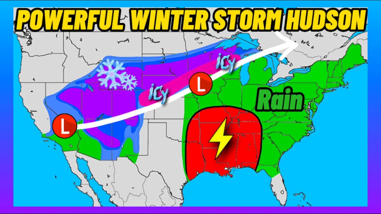 Winter Storm Hudson bringing Heavy Snow, Damaging Ice, and Tornadoes ...