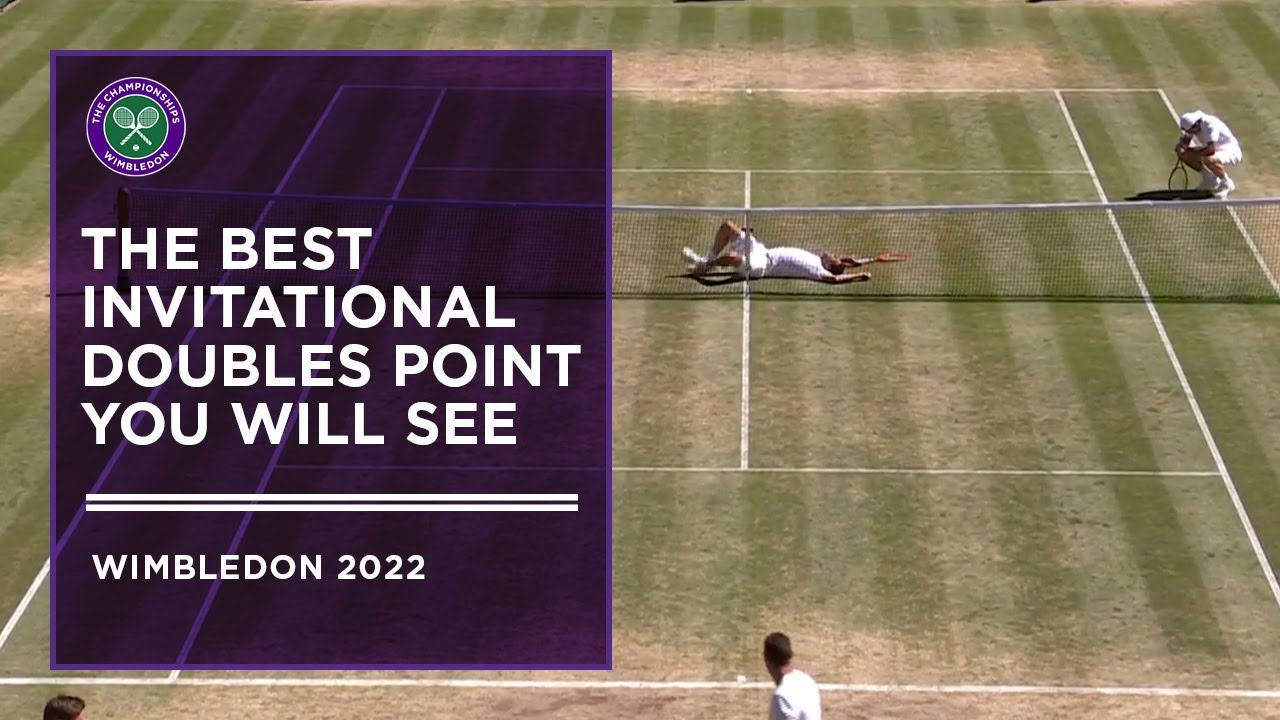 Hilarious Invitational Doubles Point Ends in Laughter Wimbledon 2022