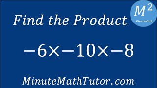 Find the Product -6x-10x-8