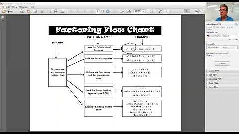 Factoring Flow Chart
