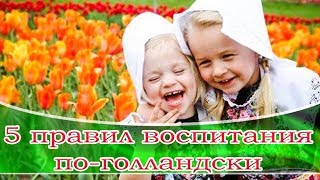 5 правил воспитания по голландски 5 правил воспитания по голландски