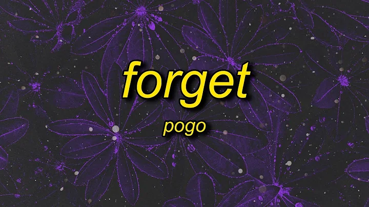 Pogo - Forget (slowed down)