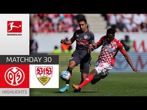 1. FSV Mainz 05 - VfB Stuttgart 0-0 , Highlights , Matchday 30 – Bundesliga 2021/22