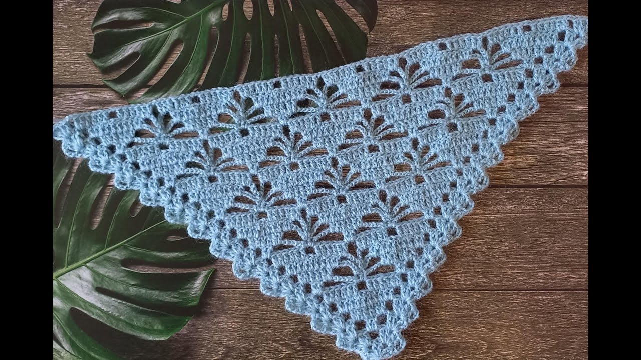 МК номер 62.Узор для шали крючком