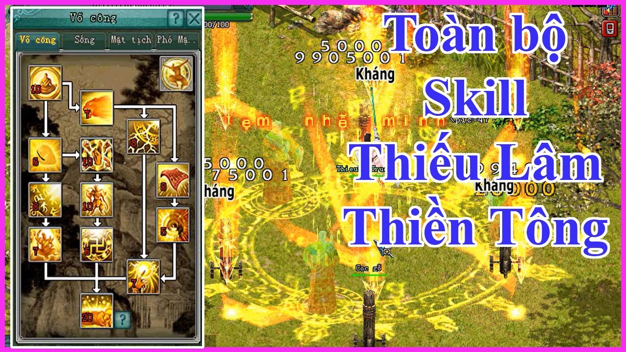 [VL2 Offline] - Tất cả chiêu thức Thiếu Lâm Trượng (Thiền Tông) - Võ ...