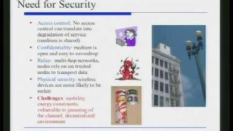 2005-01-12 CERIAS - Survivable routing in wireless ad hoc networks