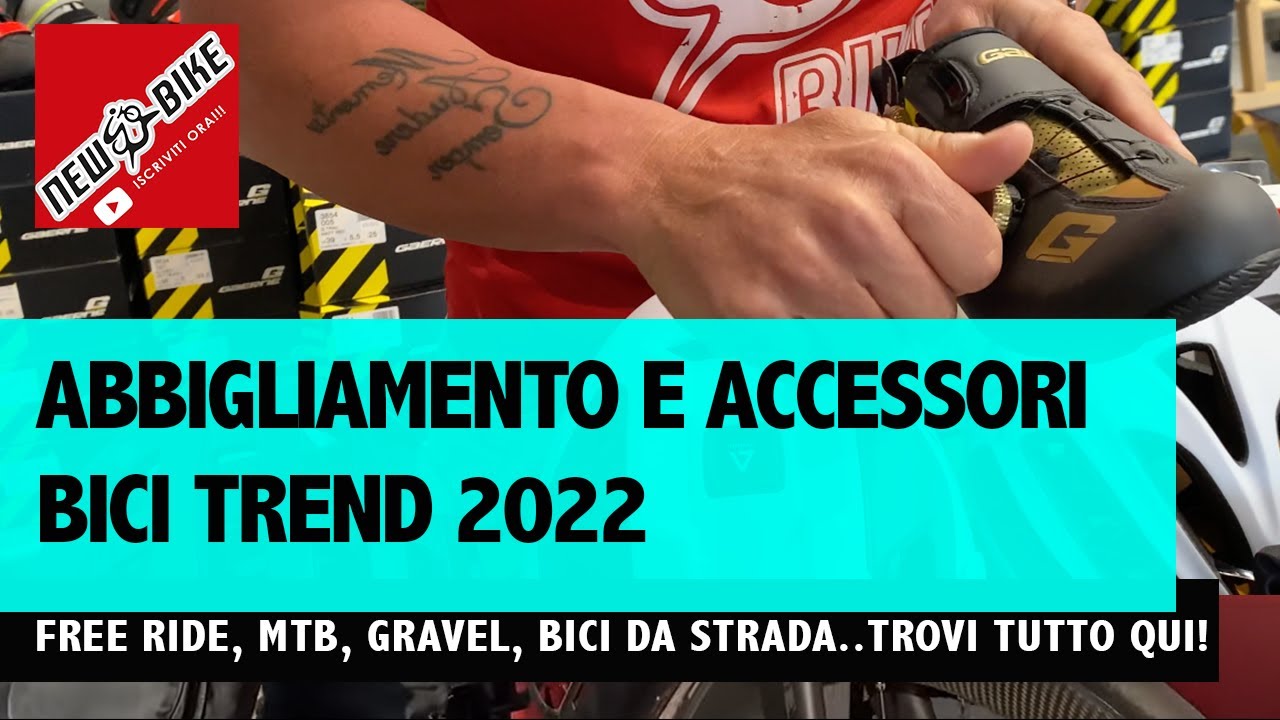 Trend abbigliamento e accessori bici 2022: ebike free ride mtb e bici da  strada 