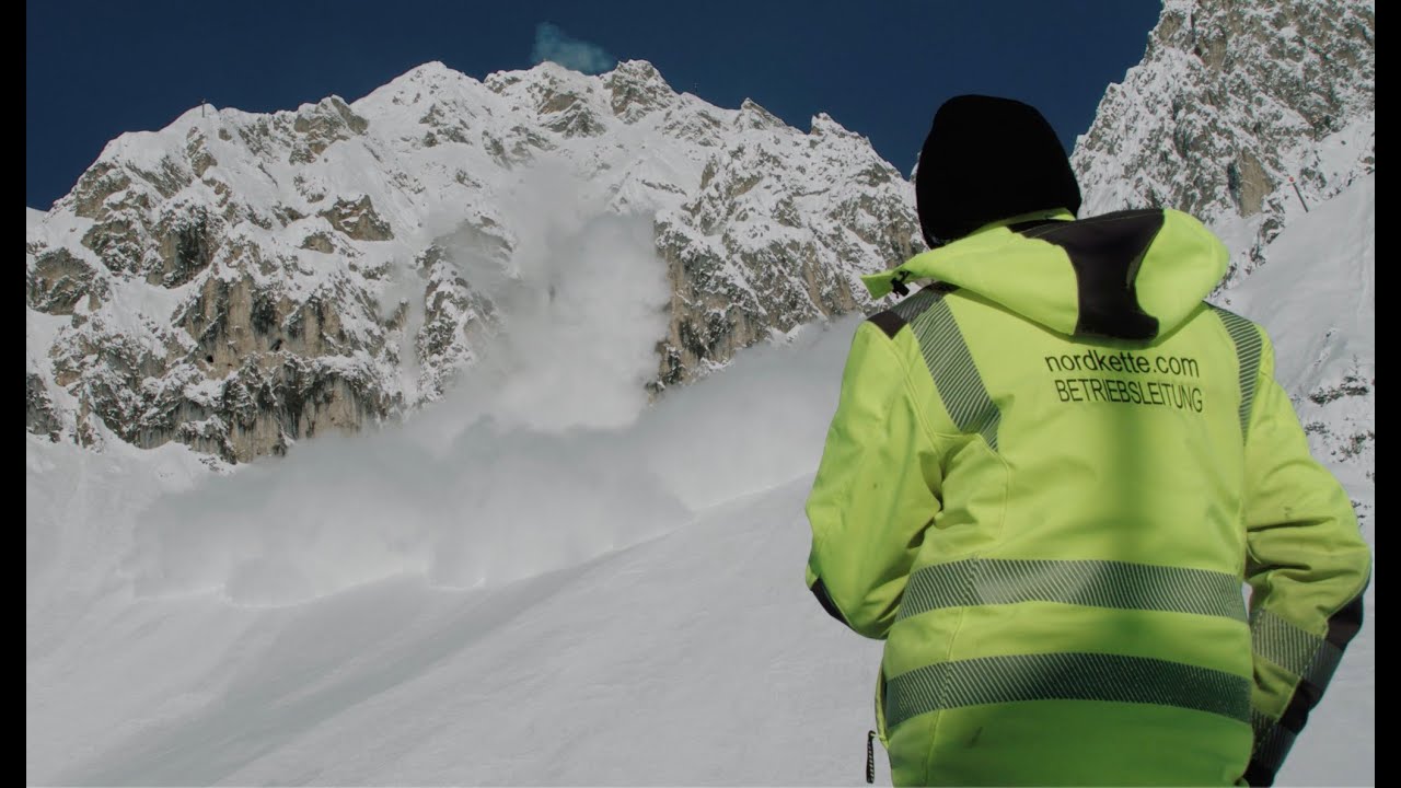 Avalanche Control Work and BOMBING at Nordkette Innsbruck