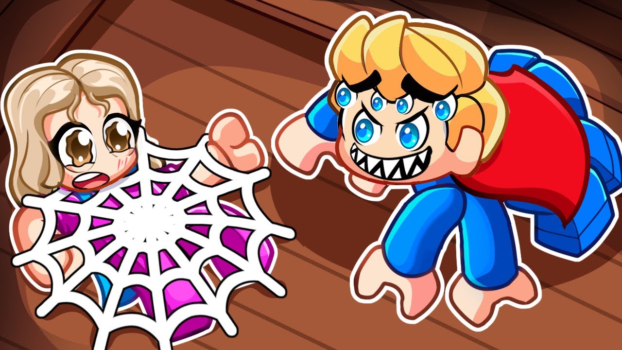 ich ESSE meine FREUNDIN EMILY als SPINNE in Roblox..