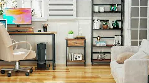 VECELO Nightstand Set of 2, Modern Bedside End Tables