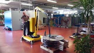 Lifting and handling solutions for metal panels and coils - cranes 01B2 and 01B5 by Flex Lifting