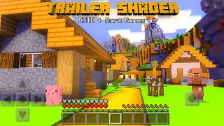 MCPE Minecraft Trailer Shader Pack | ESTN Shaders + Bare Bones Texture Pack | 1.13, 1.14, 1.15, 1.16 screenshot 3