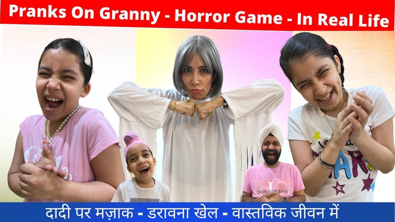 Pranks On Granny - Horror Game - In Real Life | RS 1313 LIVE | Ramneek ...