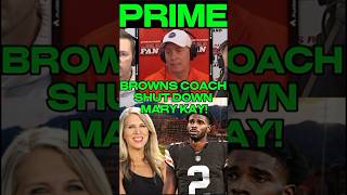 BROWNS COACH SHUT DOWN MARY KAY LIES #nfl #espn #s3sports #shedeursanders #deionsanders #browns