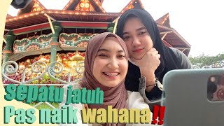 Dufan Vlog Part 2: Ka Rieke's shoe got stuck?!… || Adira Sahara