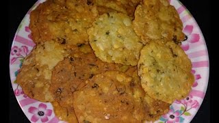Sanaga pappu chekkalu recipe is one of the popular traditional snacks
in south india, this also called aaku vadalu, chekkalu, appadalu etc
with various na...