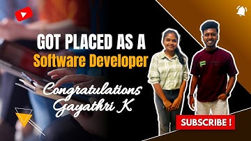 🚀 From Aspiration to Achievement | Gayathri K’s Inspiring Journey to Software Developer