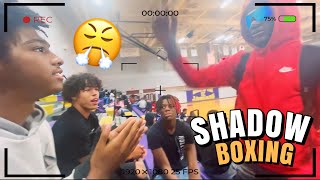 “🔥Crazy Combos 😱”(ShadowBoxing Combos In High School)