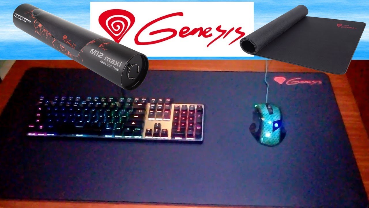 Genesis M12 MAXI Gaming Mousepad Unboxing and In-Depth Hands-On - YouTube