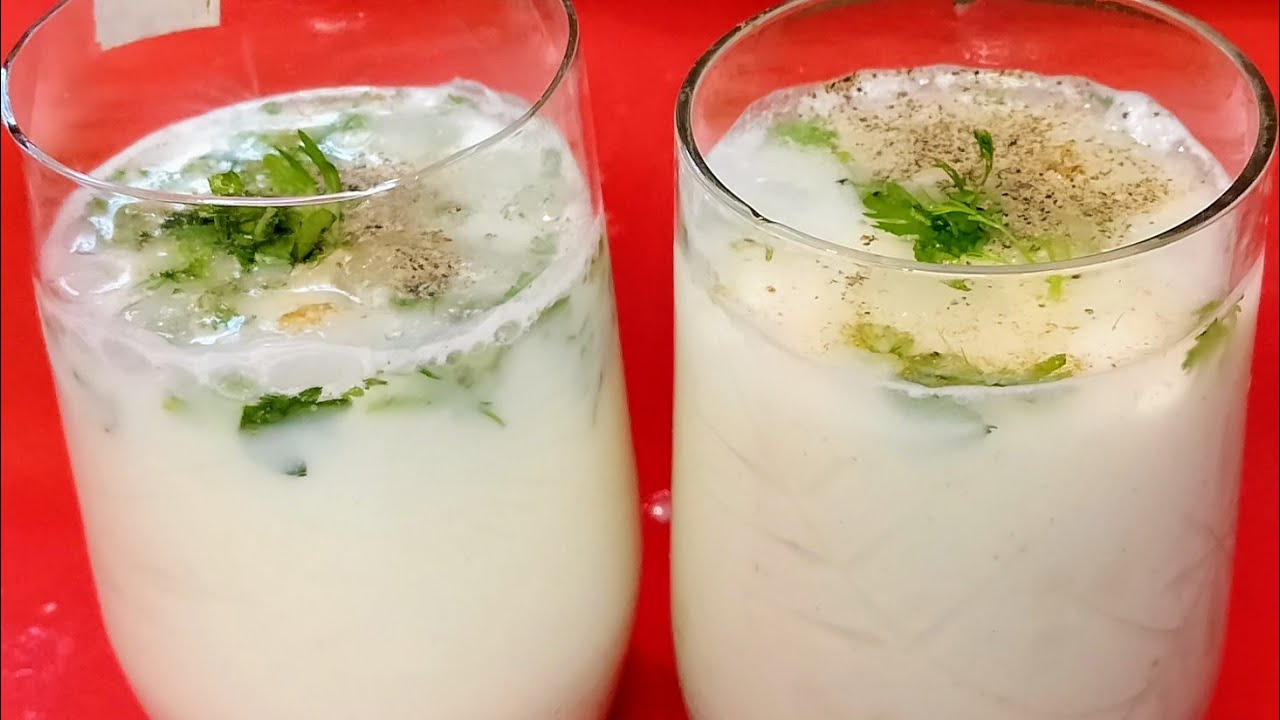 Instant butter milk recipe summer special chilled butter milk ki recipe