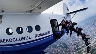 Sky Diving Human Target Practice - Red Bull Ordinul Smaranda 2013