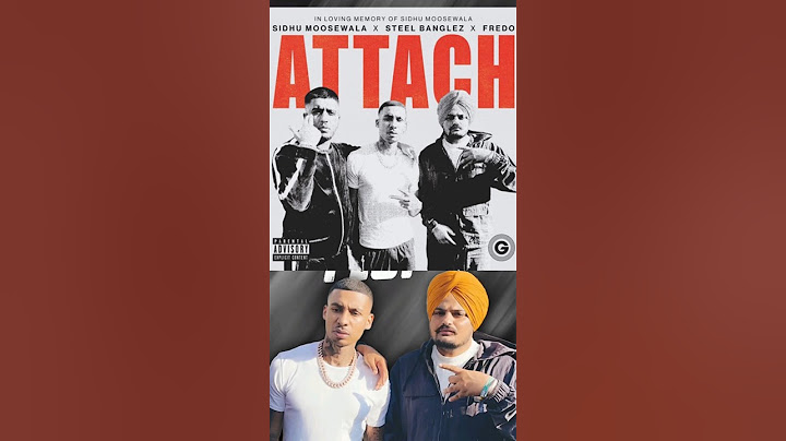 Attach (Teaser) Sidhu Moose Wala | Steel Banglez ft Fredo