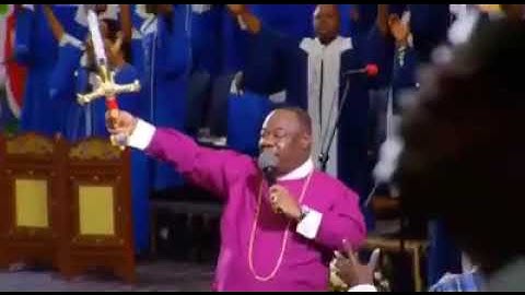 ARCHBISHOP NICHOLAS DANCAN WILLIAMS pray with the sword